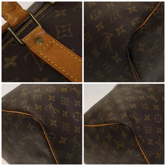 LOUIS VUITTON Monogram Keepall 55 Boston Bag - Picture 12 of 15